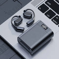 Bluetooth Earbuds with Smartphone Charging Support 45 Hours Playtime Hifi Bass ENC Noise Cancelling Bluetooth 6.0 Sport Design,Father'Sdaygifts