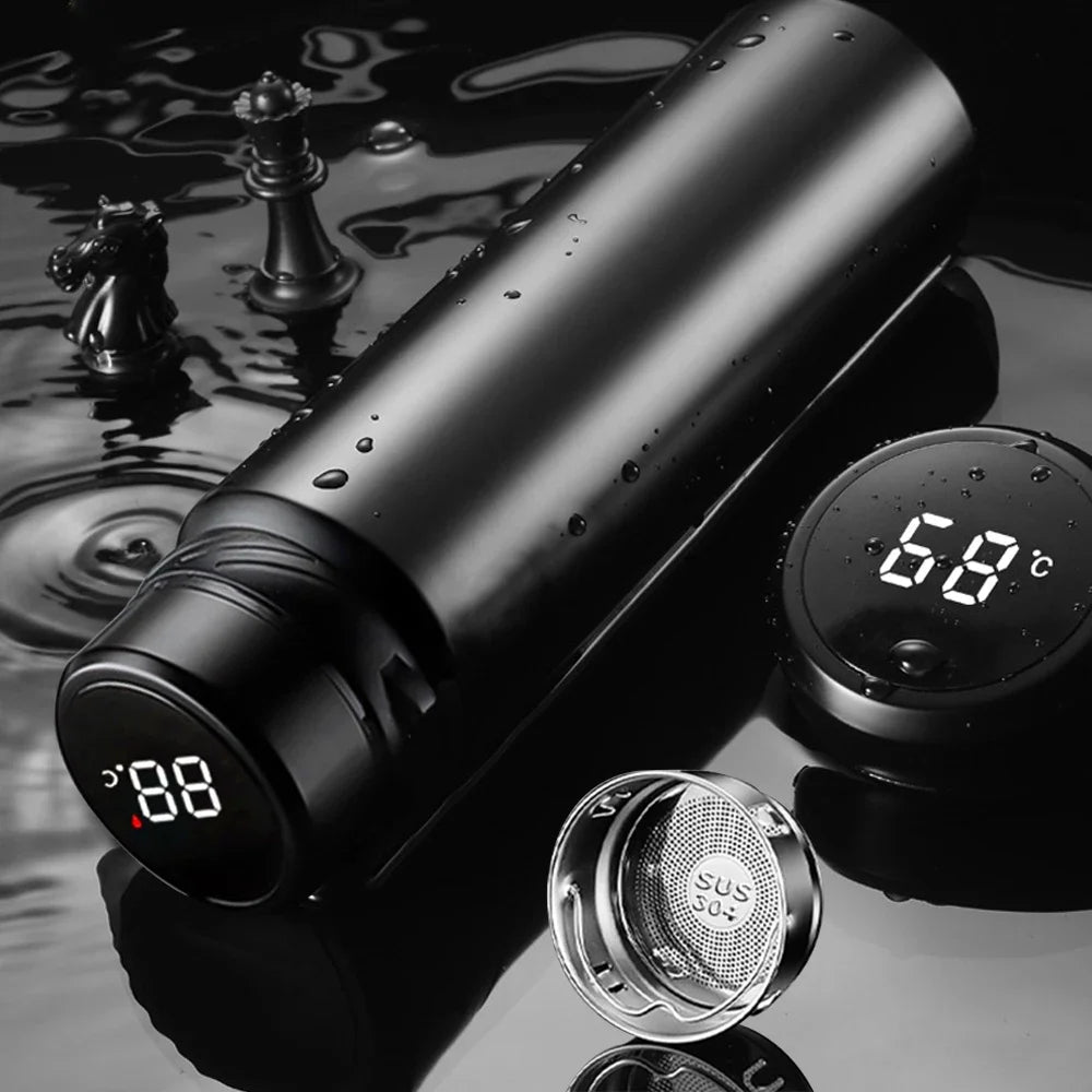 1L Thermal Water Bottle Temperature Display Thermos Bottle Stainless Steel Tumbler Vacuum Flasks Thermos for Water Tea Drinkware